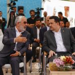 «سیدعیسی خرسان» سنگ بنای طرح توسعه ضلع جنوب غربی آستان مقدس علوی را بنا نهاد