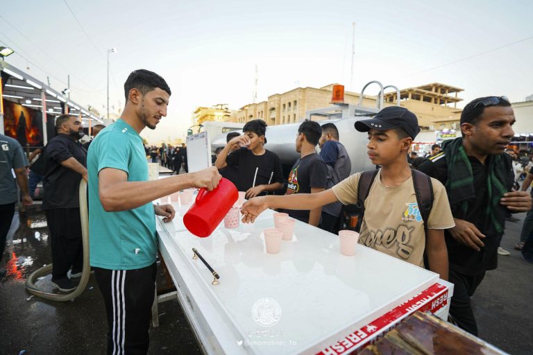 توزیع روزانه 2.5 میلیون لیتر آب آشامیدنی توسط واحد تولید آب آستان مقدس علوی