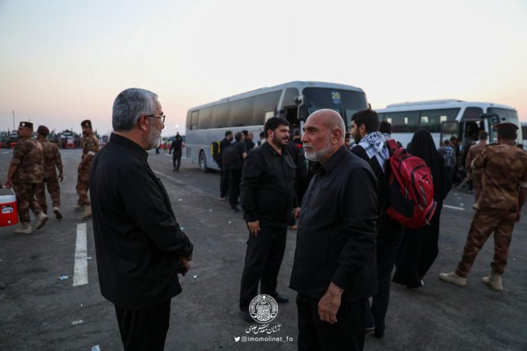 با نظارت میدانی «سیدعیسی الخرسان»؛ آستان مقدس علوی عملیات بازگشت زائران اربعین را آغاز کرد