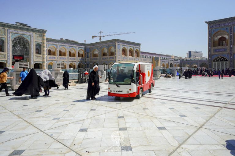 آغاز طرح ارائه خدمات پاکسازی و نظافت معابر و مسیرها توسط آستان مقدس علوی