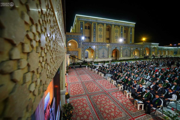 سومین جشنواره بین‌المللی شعر پیامبر رحمت در حرم مطهر علوی برگزار شد