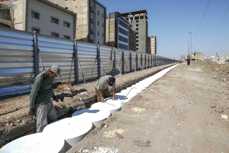 عملیات احداث تقاطع غیر همسطح شیخ طوسی توسط آستان مقدس علوی آغاز شد