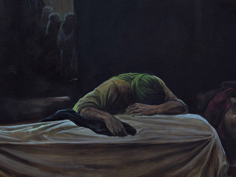 لحظات پایانی عمر حضرت زهرا