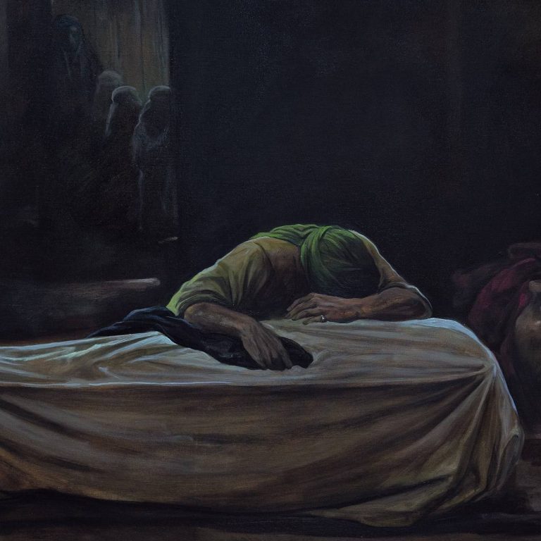 لحظات وداع جانسوز حضرت زهرا سلاماللهعلیها - آستان مقدس علوی