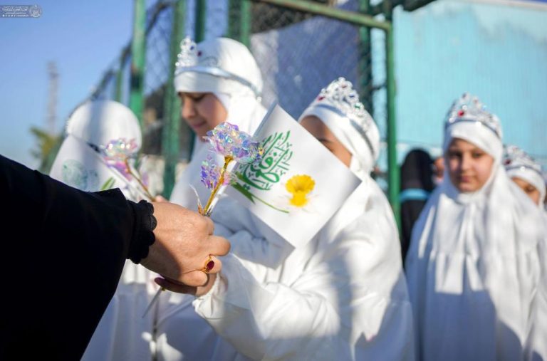 آستان مقدس علوی برای دختران پایتخت بغداد جشن بندگی گرفت