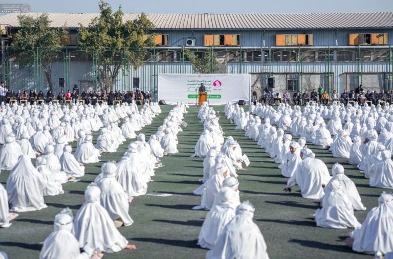 آستان مقدس علوی برای دختران پایتخت بغداد جشن بندگی گرفت