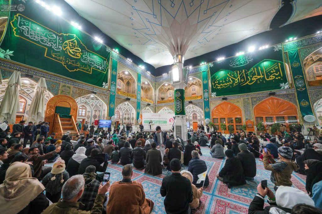 جشن و سرور زائران علوی در شب میلاد مادر