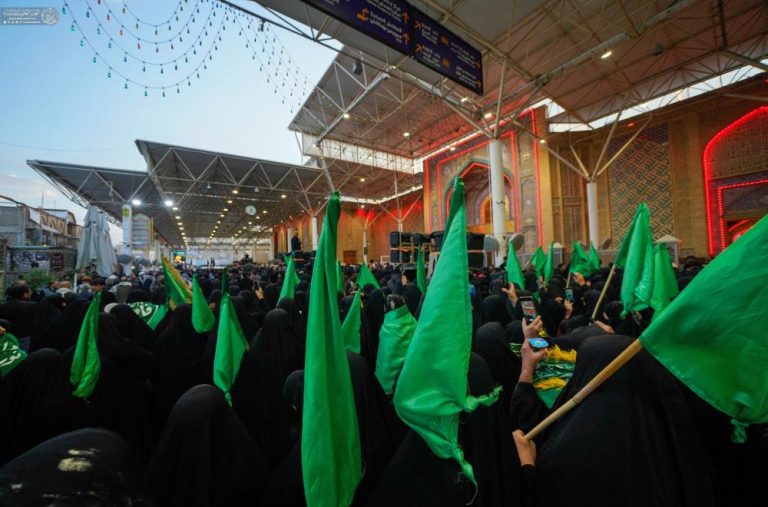 پذیرایی آستان مقدس علوی از ۳۶۰ دسته عزاداری در ایام شهادت صديقه طاهره سلام‌الله‌علیها