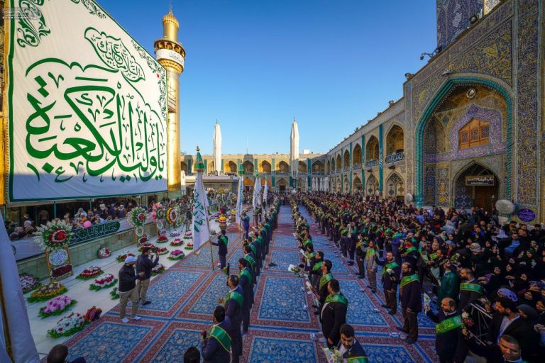 جشن صبح میلاد مولود کعبه در حرم مطهر علوی