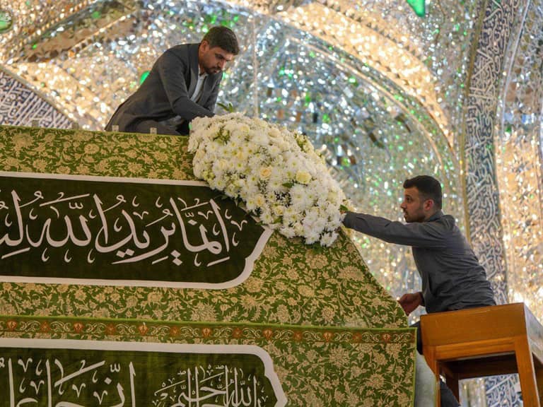 غبارروبی حرم علوی