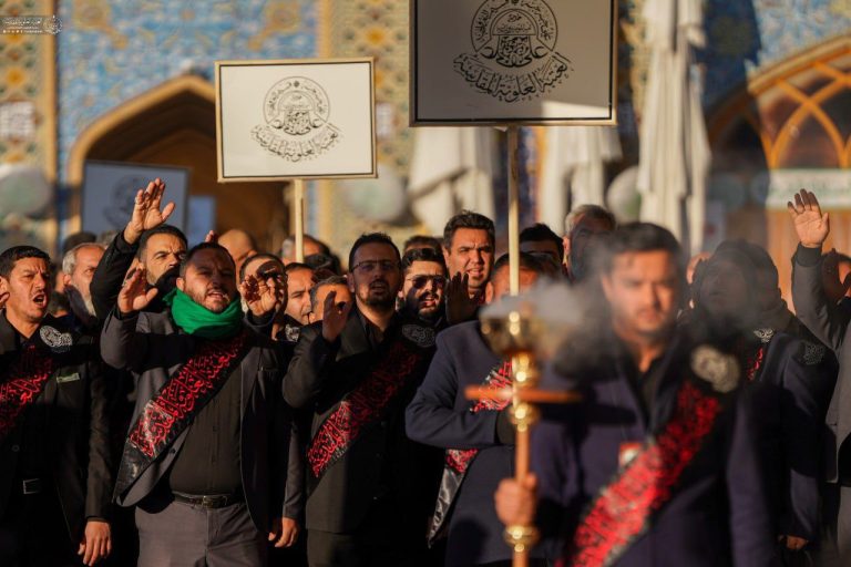 عزاداری خادمان علوی در سوگ شهادت امام هادی علیه‌السلام