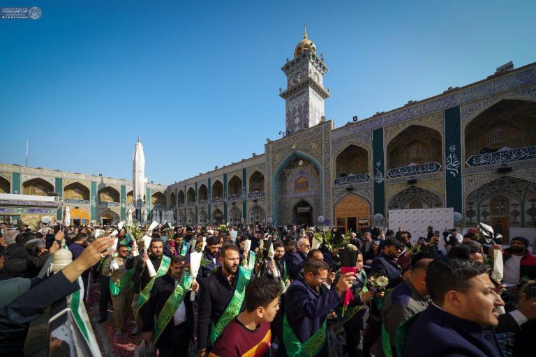 🔸 عرض ارادت و شادباش خادمان علوی به محضر مبارک امیرالمؤمنین علیه‌السلام در آستانه سیزدهم رجب