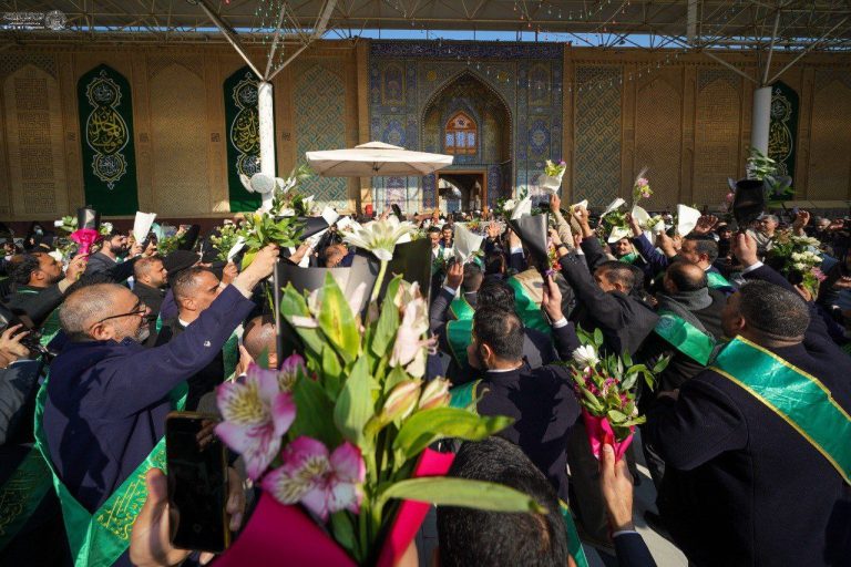 🔸 عرض ارادت و شادباش خادمان علوی به محضر مبارک امیرالمؤمنین علیه‌السلام در آستانه سیزدهم رجب