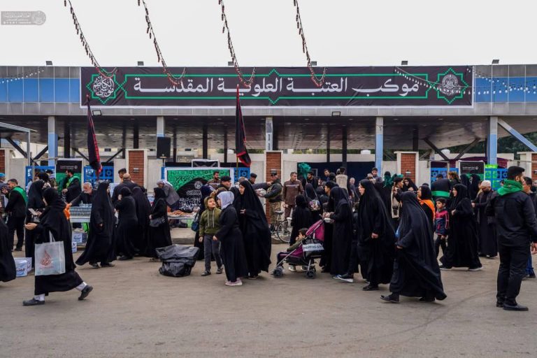 خدمات متنوع آستان مقدس علوی به عزاداران امام موسی‌کاظم علیه‌السلام