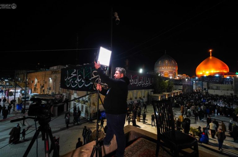 خدمت‌رسانی خادمان آستان مقدس علوی در سامرا همزمان با شهادت امام هادی علیه‌السلام