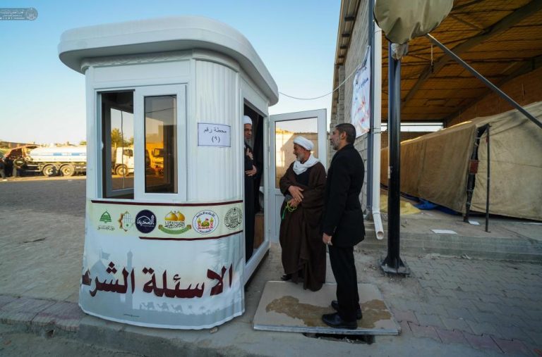 خدمت‌رسانی خادمان آستان مقدس علوی در سامرا همزمان با شهادت امام هادی علیه‌السلام