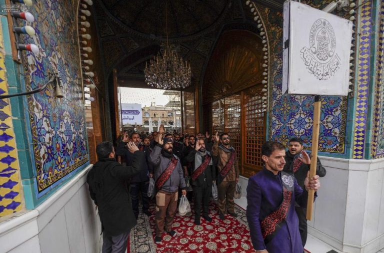 عرض تسلیت خادمان علوی به محضر امیرالمؤمنین علیه‌السلام به مناسبت سالروز شهادت امام کاظم علیه‌السلام