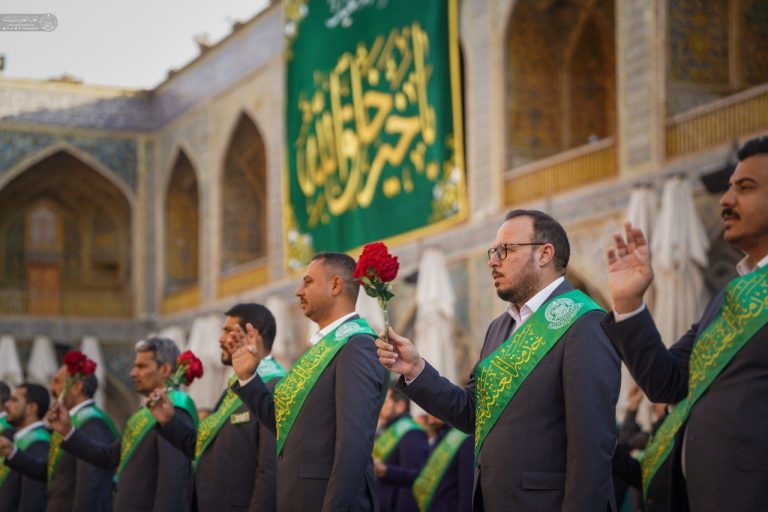 مراسم ویژه خادمان علوی در روز عید مبعث
