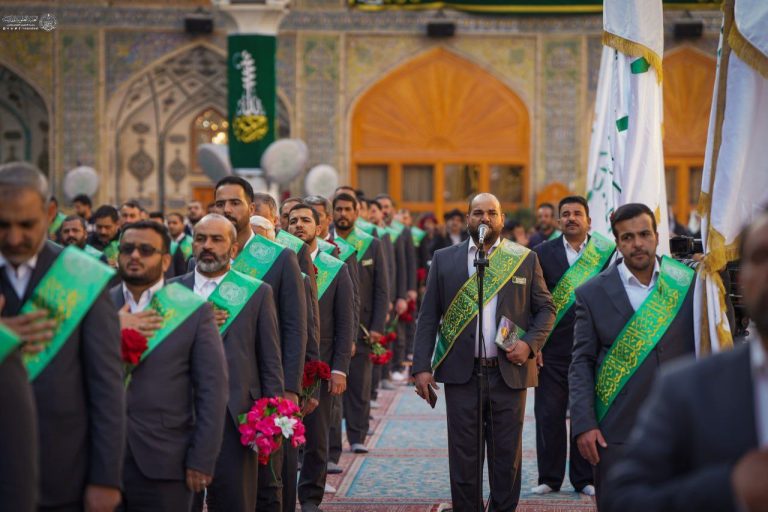 مراسم ویژه خادمان علوی در روز عید مبعث