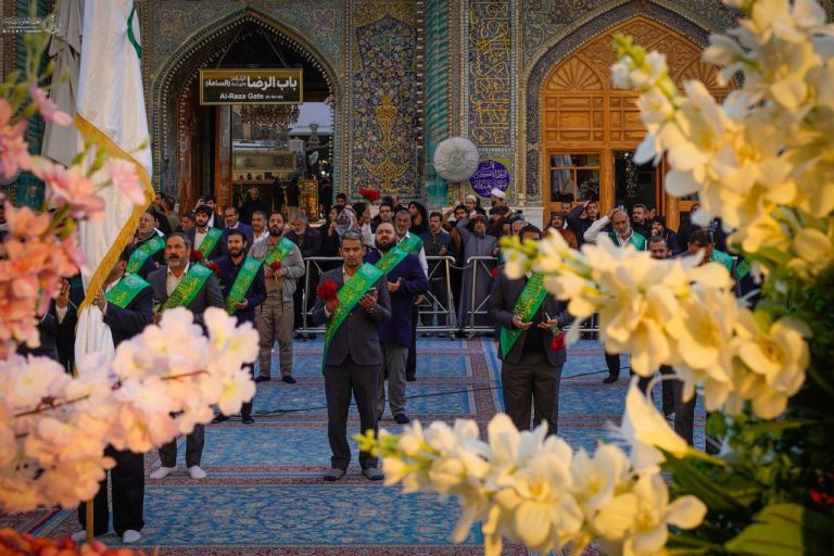 مراسم ویژه خادمان علوی در روز عید مبعث
