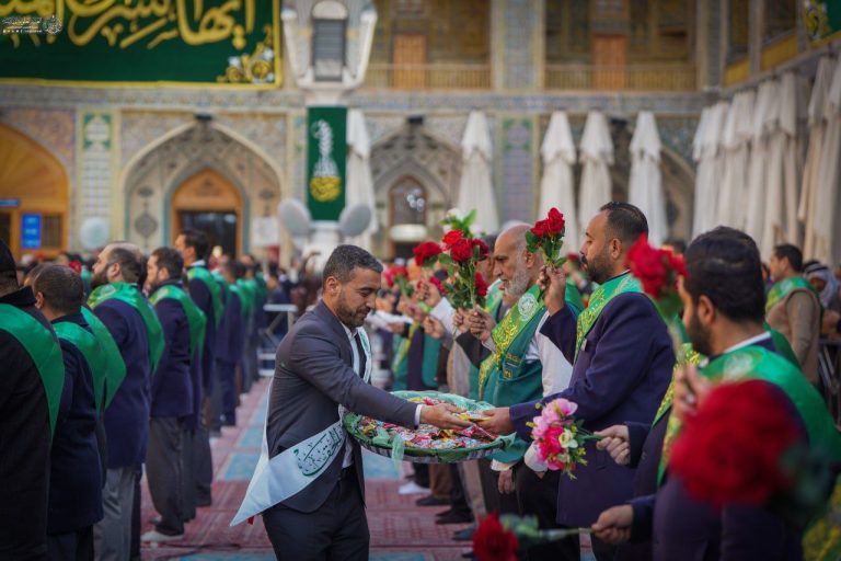 مراسم ویژه خادمان علوی در روز عید مبعث