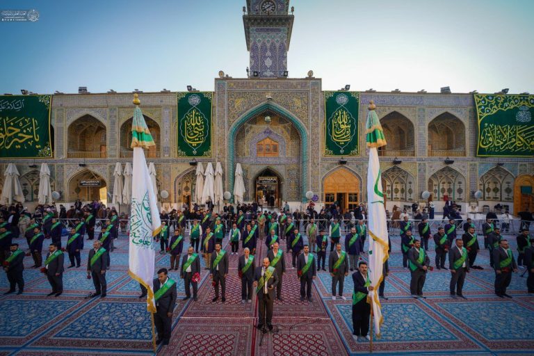 مراسم ویژه خادمان علوی در روز عید مبعث