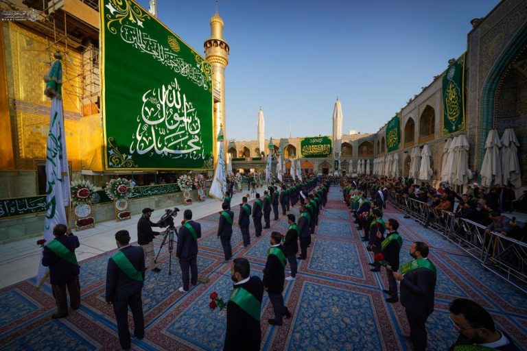 مراسم ویژه خادمان علوی در روز عید مبعث