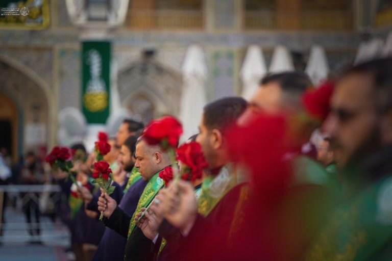 مراسم ویژه خادمان علوی در روز عید مبعث