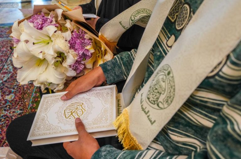 ازدواج گروهی از جوانان مومن عراقی در جریان جشنواره «روح و ریحان» در آستان مقدس علوی