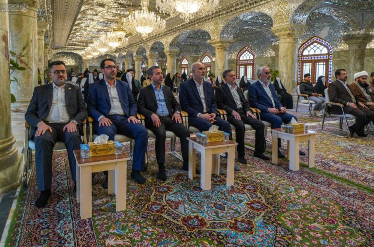 ازدواج گروهی از جوانان مومن عراقی در جریان جشنواره «روح و ریحان» در آستان مقدس علوی