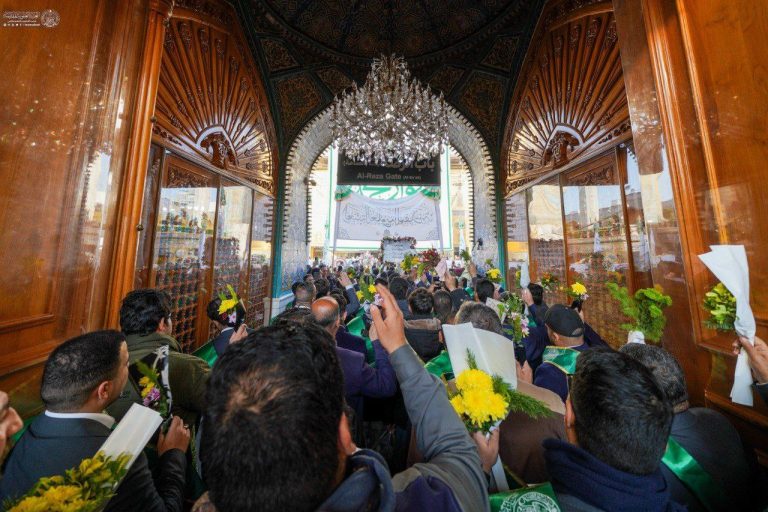 جشن با شکوه نیمه شعبان در حرم امیرالمؤمنین علیه‌السلام