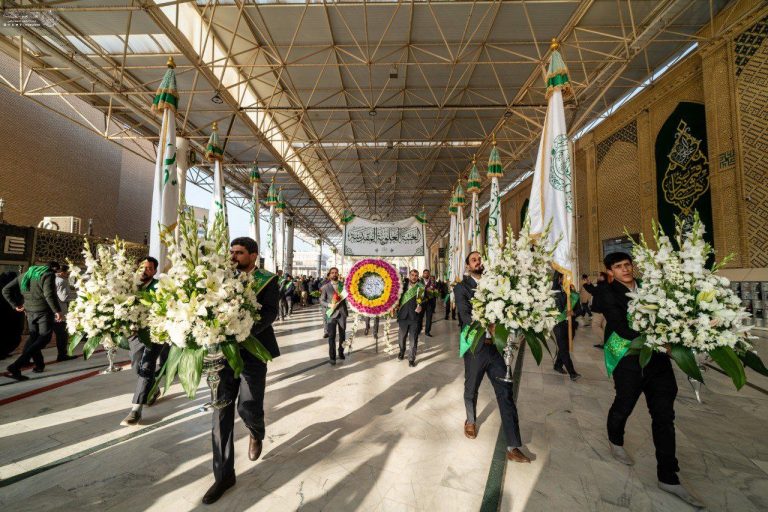 جشن با شکوه نیمه شعبان در حرم امیرالمؤمنین علیه‌السلام