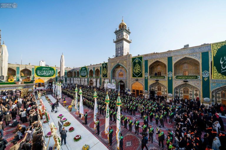 جشن با شکوه نیمه شعبان در حرم امیرالمؤمنین علیه‌السلام