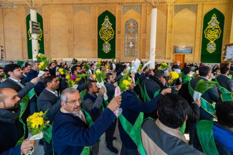 جشن با شکوه نیمه شعبان در حرم امیرالمؤمنین علیه‌السلام