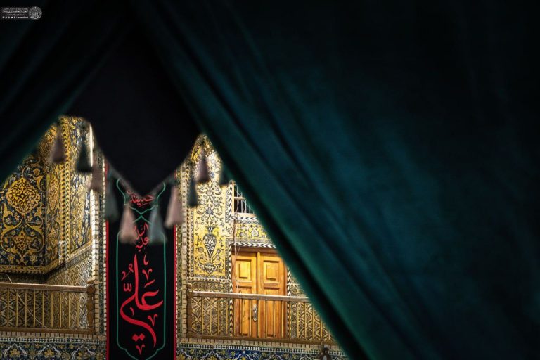حرم امیرالمؤمنین علیه‌السلام سیاه‌پوش شد