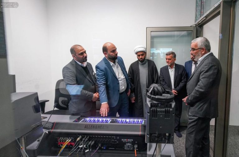 افتتاح مرکز کنترل شبکه تلویزیون ماهواره‌ای با فناوری 4k به همت آستان مقدس علوی