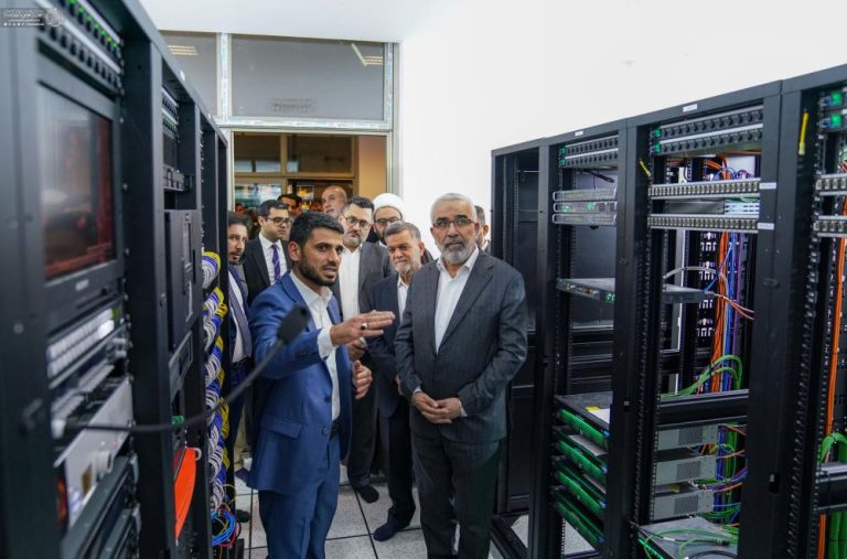 افتتاح مرکز کنترل شبکه تلویزیون ماهواره‌ای با فناوری 4k به همت آستان مقدس علوی