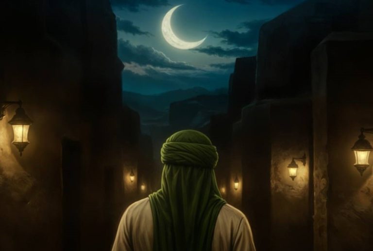 دعای امیرالمؤمنین علیه‌السلام هنگام رؤیت هلال ماه رمضان