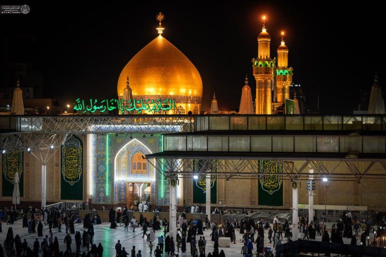 حال‌وهوای شب‌های ماه بندگی در حرم امیرمؤمنان