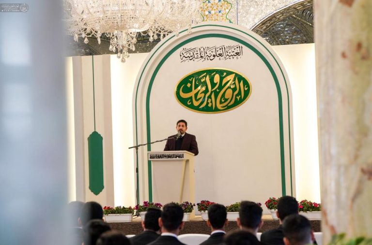 تجلیل از دانشجویان دانشکده پزشکی دانشگاه بصره توسط آستان مقدس علوی