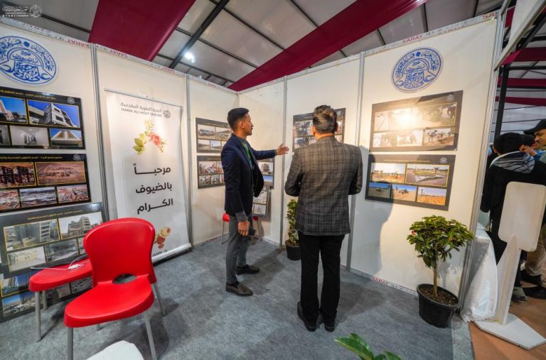 حضور بخش امور مهندسی حرم مطهر علوی، در جشنواره «چشمه زندگی»