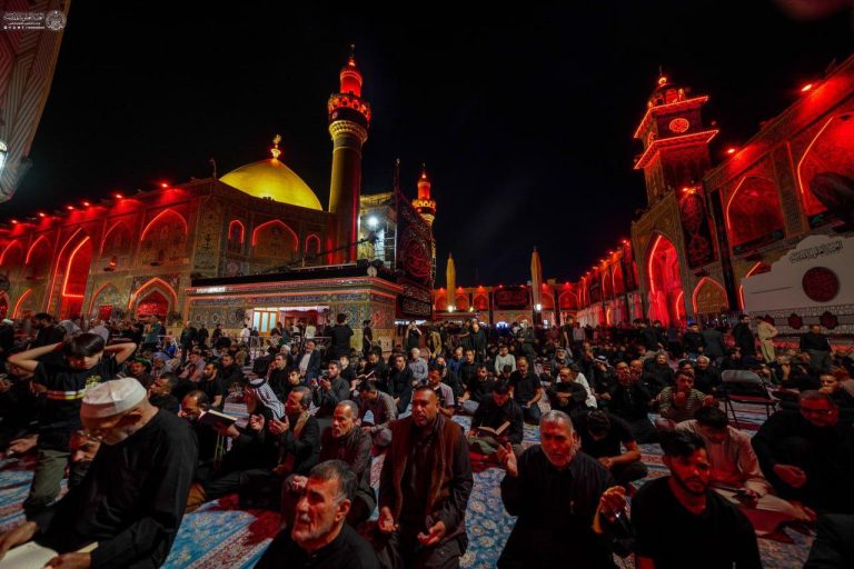 عزاداری و سوگواری زائران امیرالمؤمنین در رثای اول مظلوم