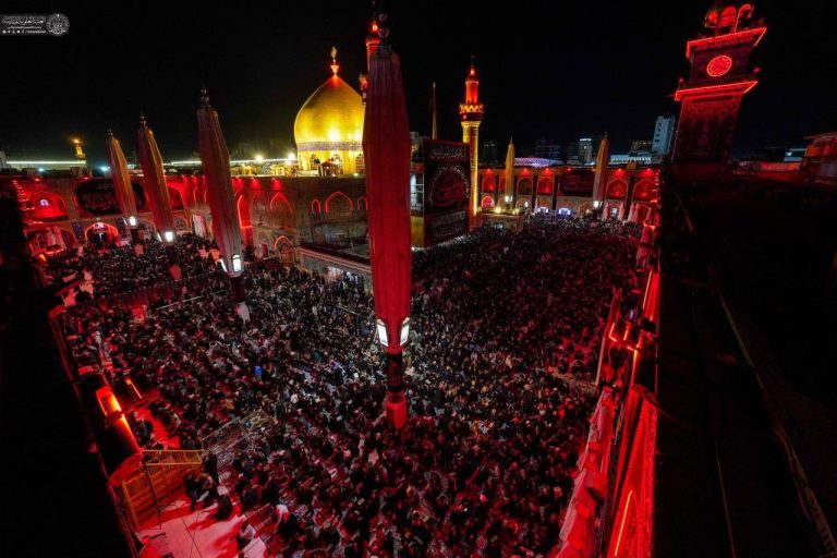 مراسم احیای دومین شب قدر در جوار حرم اول مظلوم عالم