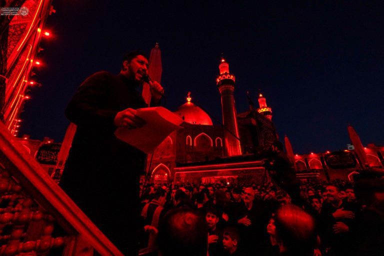 حزن و ماتم در حرم امیر مؤمنان؛ هر دیده به حال مرتضی می‌گرید