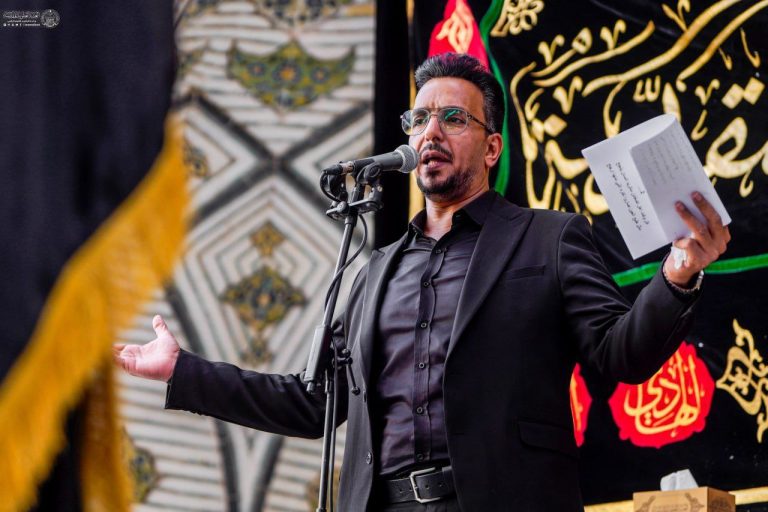 عزاداری خادمان علوی در روز شهادت امام جعفر صادق علیه‌السلام