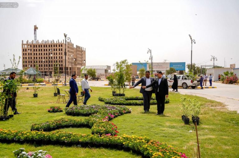 مشارکت آستان مقدس علوی در جشنواره گل نجف اشرف به منظور افزایش آگاهی محیط زیستی