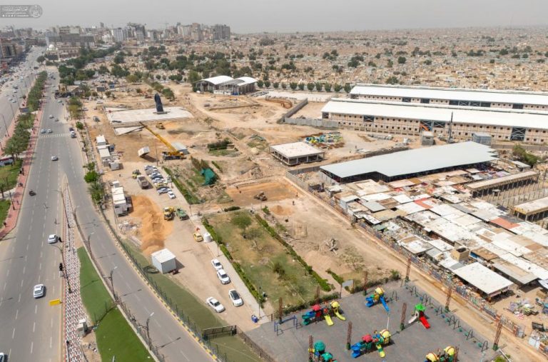 تکمیل پروژه پارکی به مساحت ۵۱ هزار متر مربع در نجف اشرف با نظارت آستان مقدس علوی