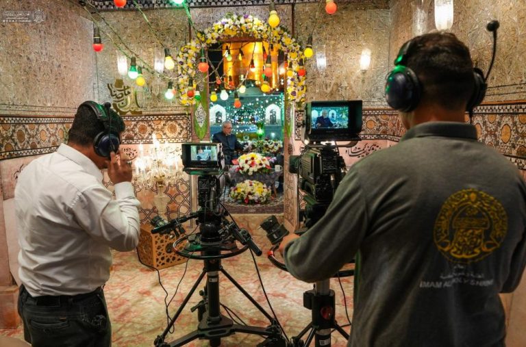 پوشش مراسم ولادت امام رضا علیه‌السلام در مشهد توسط بخش رسانه آستان مقدس علوی