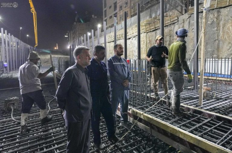 آغاز بتن ریزی پروژه تقاطع غیرهمسطح طوسی تحت نظارت آستان مقدس علوی