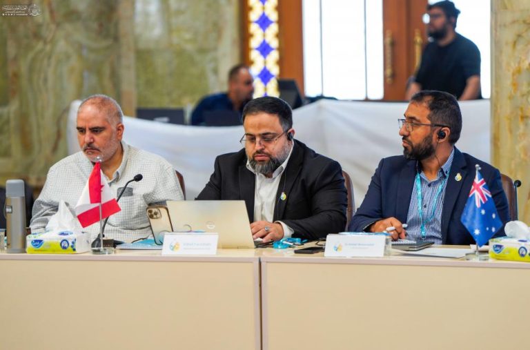 نشست مشورتی مؤسسه بین‌المللی «العین» جهت امور خیریه ای به میزبانی آستان مقدس علوی